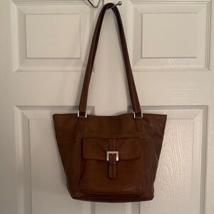 Stone Mountain Brown Leather Handbag